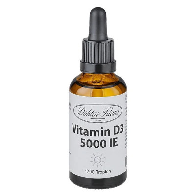 Vitamin D3 Tropfen 5000 IE Flasche Dosierung